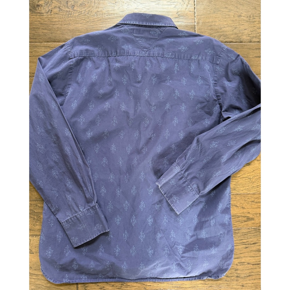 Tommy Hilfiger Custom Fit Long Sleeve Shirt Size Large - Picture 2 of 5